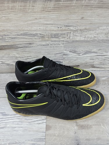 Scarpe da calcio Nike Hypervenom Phelon II IC nere Volt tacchetti da uomo taglia 13 - Foto 2 di 13