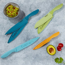 Cuisinart 8-Pc Seaside Ceramic-Coated Knife S...