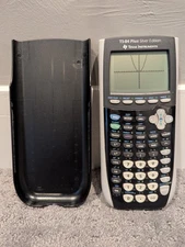 Texas Instruments TI-84 Plus Silver Edition Graphing Calculator - Black