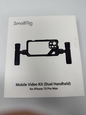 SmallRig Dual Handheld Phone Cage Kit for iPhone 15 Pro Max for Vlog 4392