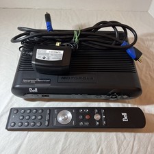 Bell Fibe VIP2502 Wireless Motorola Cable Streaming Box w/ Remote - Parts Only 