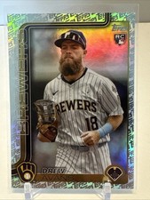 2025 Topps Update #US92 Drew Avans Topps Logo Foil Fanatics