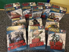 Judge Dredd Miniature Game Lot Warlord 2000AD OOP Anderson Villains Citi-Def x11