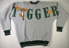 Vintage 90s Disney Parks Tigger Crewneck Sweatshirt "Oversized" Medium