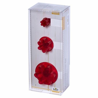 Birkmann Ausstechformen-Set Blume Lilie 3-tlg. Ausstecher Plätzchen Kunststoff