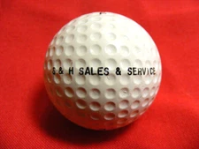 Vintage Collectable Golf Ball S&H Sales & Service Top Flite Spalding 3-e