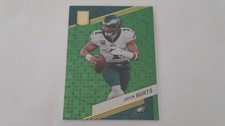 Jalen Hurts 2023 Donruss Elite Green Disco Parallel #44 Philadelphia Eagles