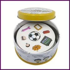 Board game Basic English Toys Iron Box 55 card Fun Family Child Board Puzzle