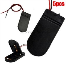 5Pcs CR2032 Button Coin Cell Battery Socket Holder Case Cover With On/Off Swi gq