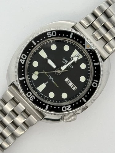 Seiko 6309-7040 Automatic Stainless Steel Diver Watch Vintage Classi (A1D029220)