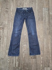 Vintage Women's Joe's Jeans Y2k, Size W 26, Dark Kitt Wash Wide Leg, Silver Back