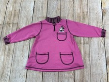 Vintage Disney Mickey  Co Girls Pink Pullover Zip Shirt Pink Size 4T Toddler
