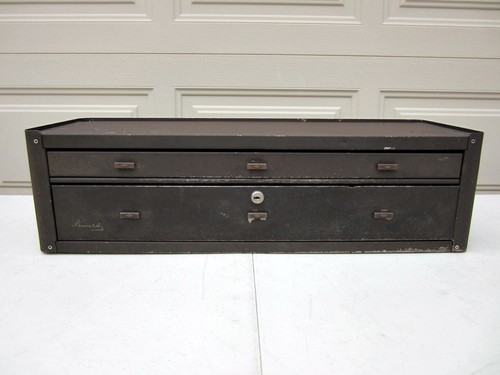 Vintage Kennedy 2 Drawer Middle Tool Box Mid Intermediate Chest MC28B USA