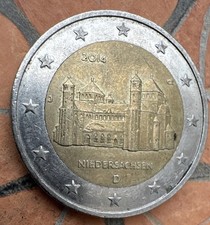 2 Euro Coin Germany 2014 J D Federal States Series Lower Saxony Circulated Coin
