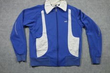 Puma Track Jacket Mens XL Blue White Full Zip Retro Style Pockets Logo Athletic