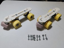 Sure Grip Quad Roller Skate Plates With Rival 57mm 96A Wheels.