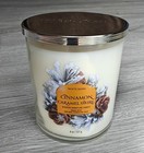 NEW Cinnamon Caramel Swirl 30-50 hours Single Wick Candle 8 oz Bath & Body Works