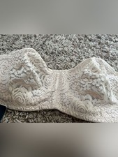 NWT Wacoal Halo Nude Lace Strapless Underwire Bra Style 854205 Size 36C