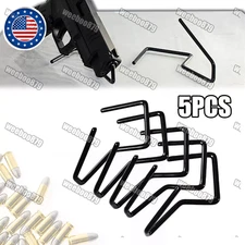 LOT 5 Handgun Pistol Gun Revolver Safe Storage Stand Display Holder Single Rack