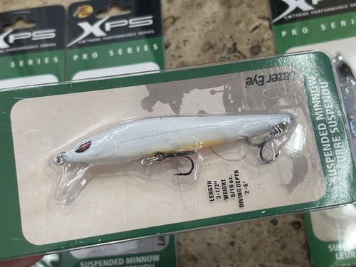 ¡NUEVO EN CAJA! Nine (9) Bass Pro XPS 'Mean Eye' Jerk cebo 3,5 pulgadas DESCONTINUADO RARO - Imagen 9 de 11