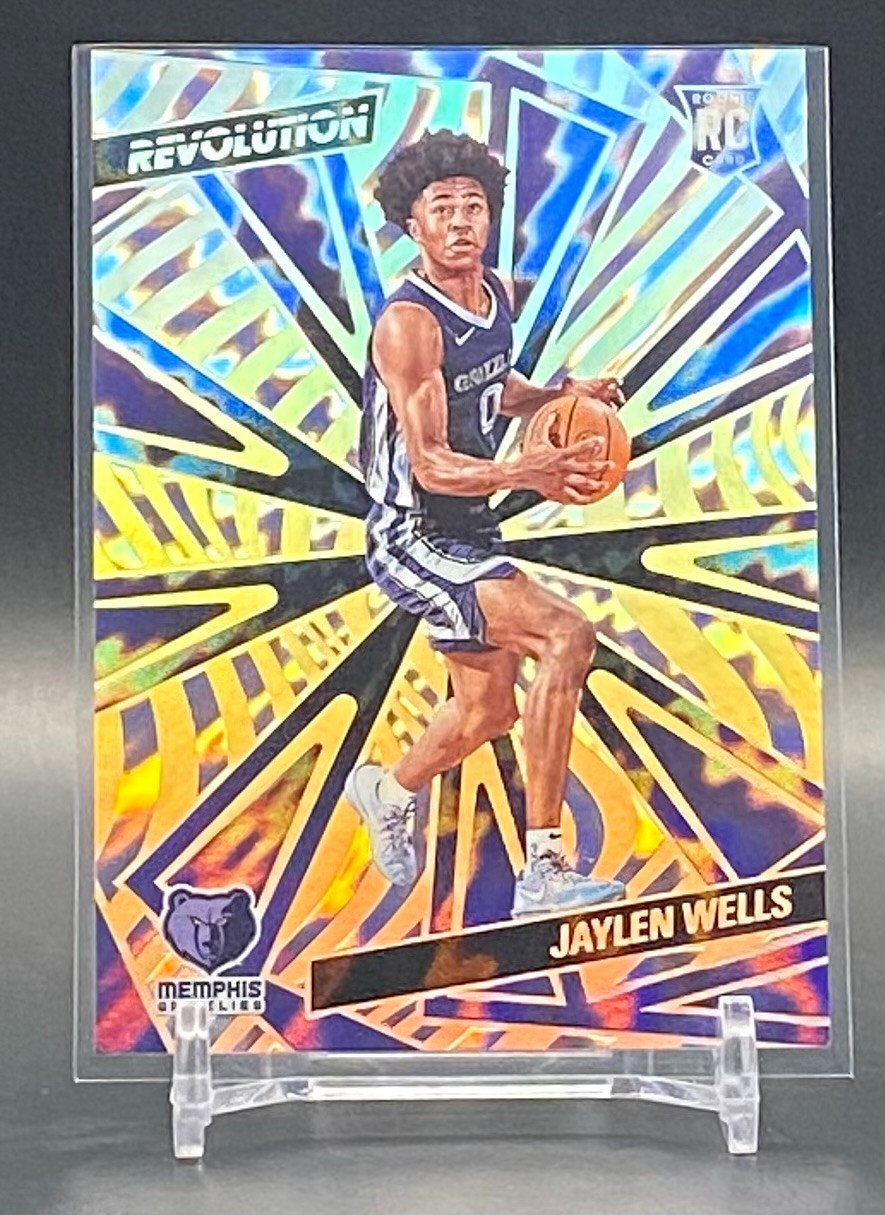 2024-25 Panini Revolution Jaylen Wells Rookie Lightning #/175 Grizzlies RC #130