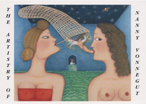 Rare Vintage "The Artistry Of Nanny Vonnegut" Postcard - Only 100 In Existence!
