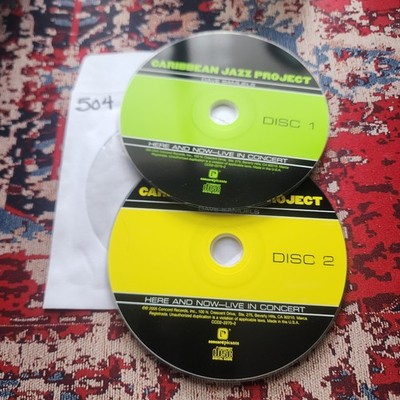 Caribbean Jazz Project Dave Samuels Here and Now Live in Concert 2-CD Set DISCS 