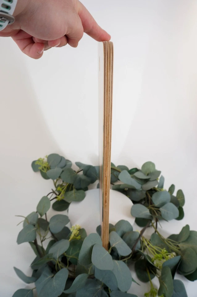 ¡¡¡NUEVO!!! Tabla de cortar rectangular de bambú con palmeras, verde y rosa, 1 agujero Foto 4 de 4