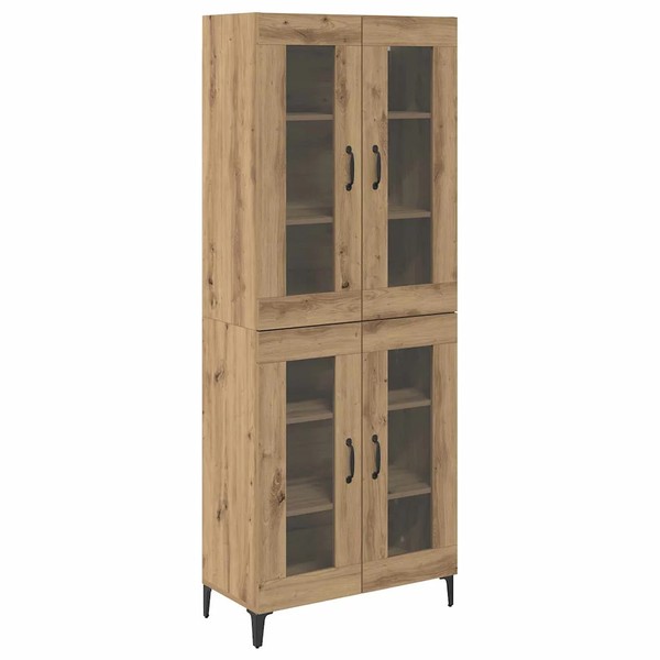 Highboard Artisan-Eiche 69,5X34X180 Cm Holzwerkstoff-image