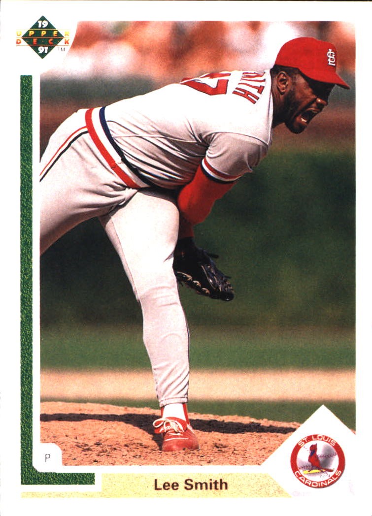 1991 Upper Deck Lee Smith #348 St. Louis Cardinals FREE SHIPPING