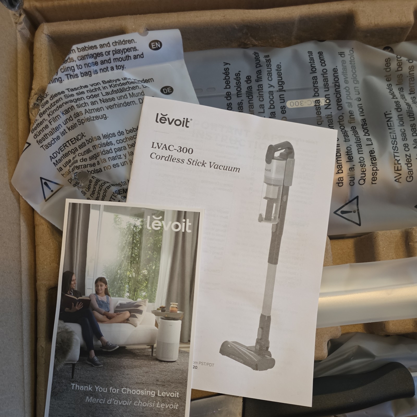 LEVOIT Cordless HEPA Stick Vacuum Cleaner