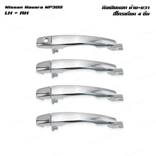 Chrome Set 4Dr Outside Door Handle For Nissan Navara NP300 D23 2015 - 2025