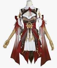 Honkai: Star Rail Tingyun Cosplay Costume Cos Dress Headwear Ornaments Set Fox