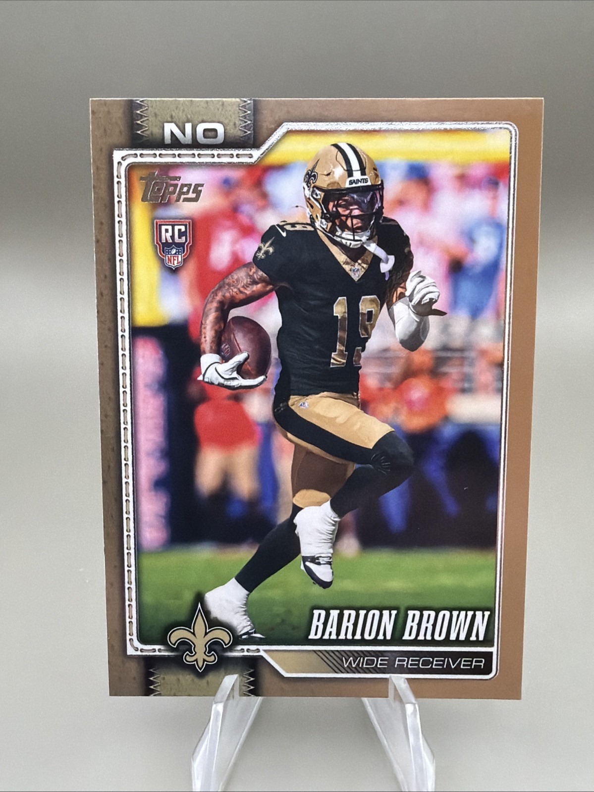 2026 Topps Flagship Rookie #386 Barion Brown Gold #/2026