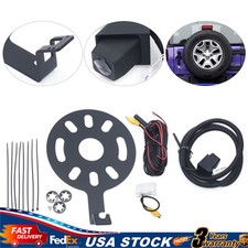 For Jeep Wrangler JK 2007-2018 Rear View Backup Camera Kit w/ Spare Tire Bracket
