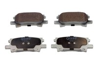 Quaro BremsbeläGe Bremsbelegsatz Hinten FüR Lexus RX Toyota Highlander/Kluger