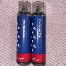 Bath Body Works Firecracker Pop Fine Fragrance Body Mist 8 oz New Set of 2