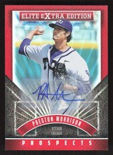 2015 PANINI ELITE EXTRA EDITION PRESTON MORRISON 176 MINT RC AUTOGRAPH CHICAGO