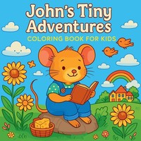 Chris Martin | John's Tiny Adventures - Coloring Book For Kids | Taschenbuch