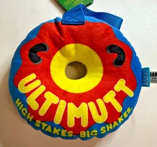 Bark Box - Plush Dog Toy - Ultimutt Inner Tube - Tug/Squeaker/Crinkle L NWT