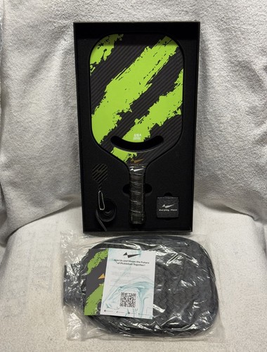 Warping Point Ascent Pickleball Paddle | Carbon Fiber Racket 16MM ...