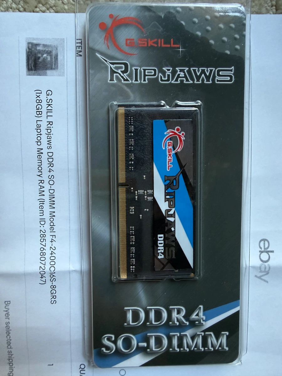 G.SKILL Ripjaws4 DDR4-2400 8GB 2枚 デスク用 SKILL DDR4 8GB 2枚