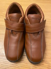 Unisex Lawn Bowling DRAKES PRIDE leather brown bowls shoes size 6 1/2 or 6.5