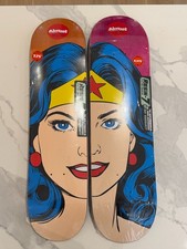 Almost DC Comics Wonder Woman Split Face Skateboard Deck 8.375" Haslam NOS New