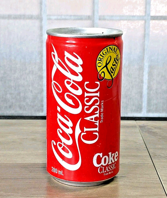 Canadian Coca-Cola Classic Original Taste Coke Can Bilingual