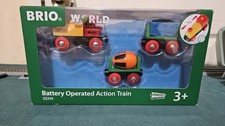 BRIO World Battery Operated Action Train Wooden Railway 33319 WORKS WITH THOMAS