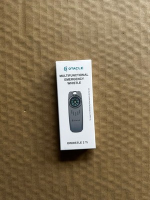 Olight Otacle Titanium OWhistle 2 Ti Kompass Sammlerstück Selten Auslaufmodell Neu 