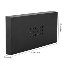 (White Light L)LED Light Lamp Display Stand Crystal Glass Art Base Holder LW