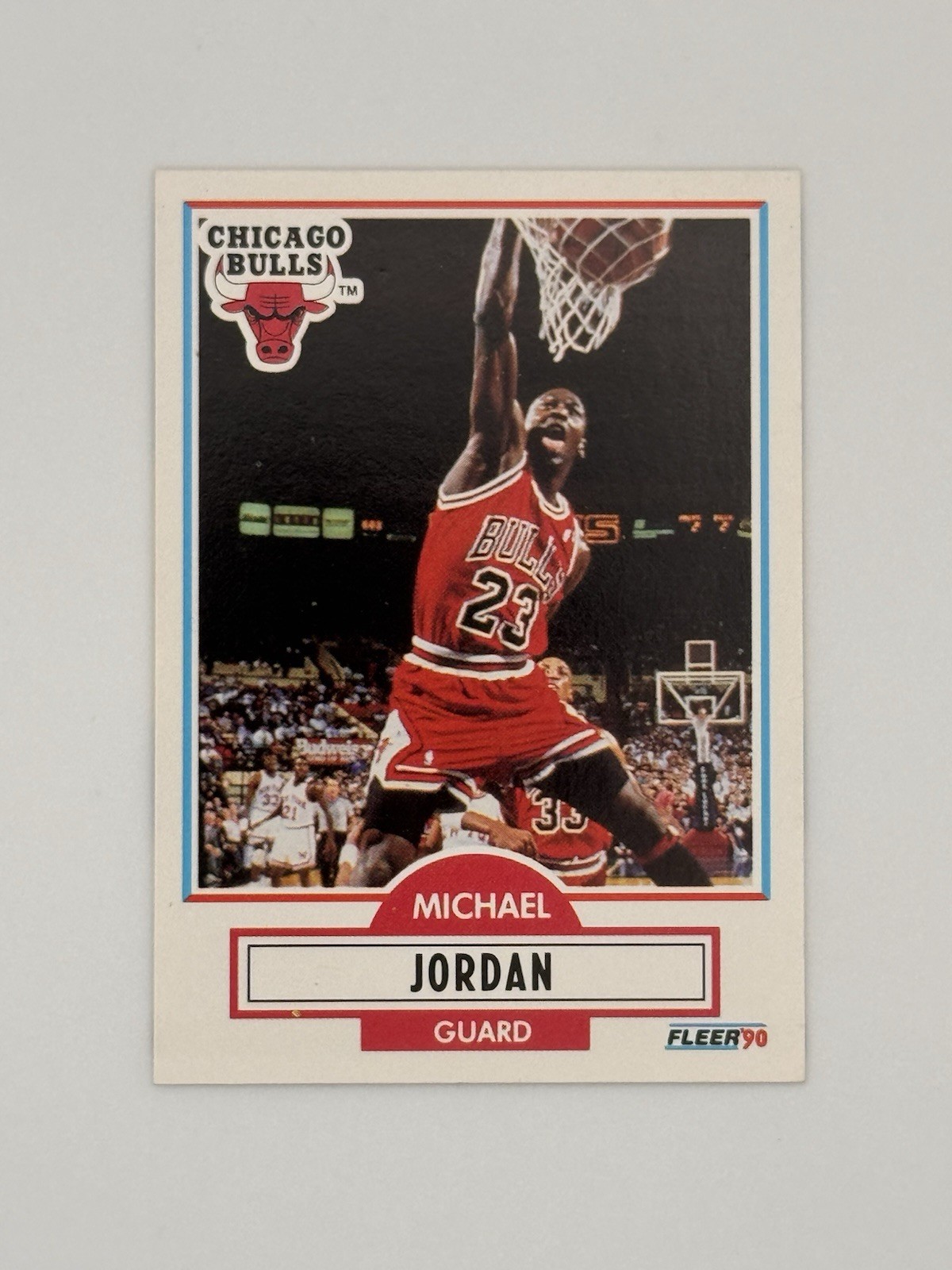 1990-91 Fleer #26 Michael Jordan Chicago Bulls HOF