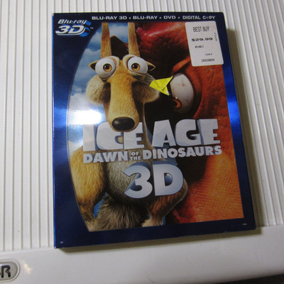 Ice Age: Dawn of the Dinosaurs 3DBlu-Ray 4 Disc Set  BRAND NEW SEALED